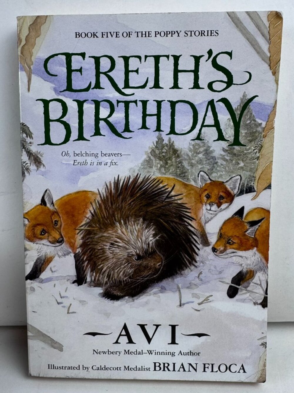 Ereth's Birthday by Avi Brian Floca Poppy Stories Book 5 Paperback 9780380804900